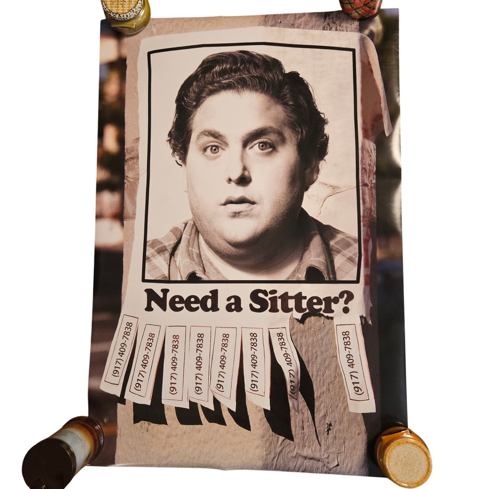The Sitter 2011 Original Advance Movie Poster 27x40 Jonah Hill Ari Graynor D/S